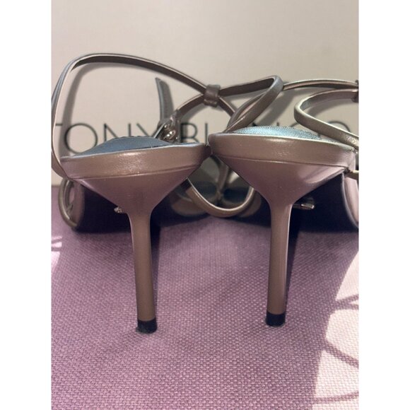 Tony Bianco Mariah Sandals in Liqueur Brown 8 Womens Leather High Heels - Picture 8 of 14